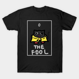 The Fool Cat Tarot Inspired T-Shirt